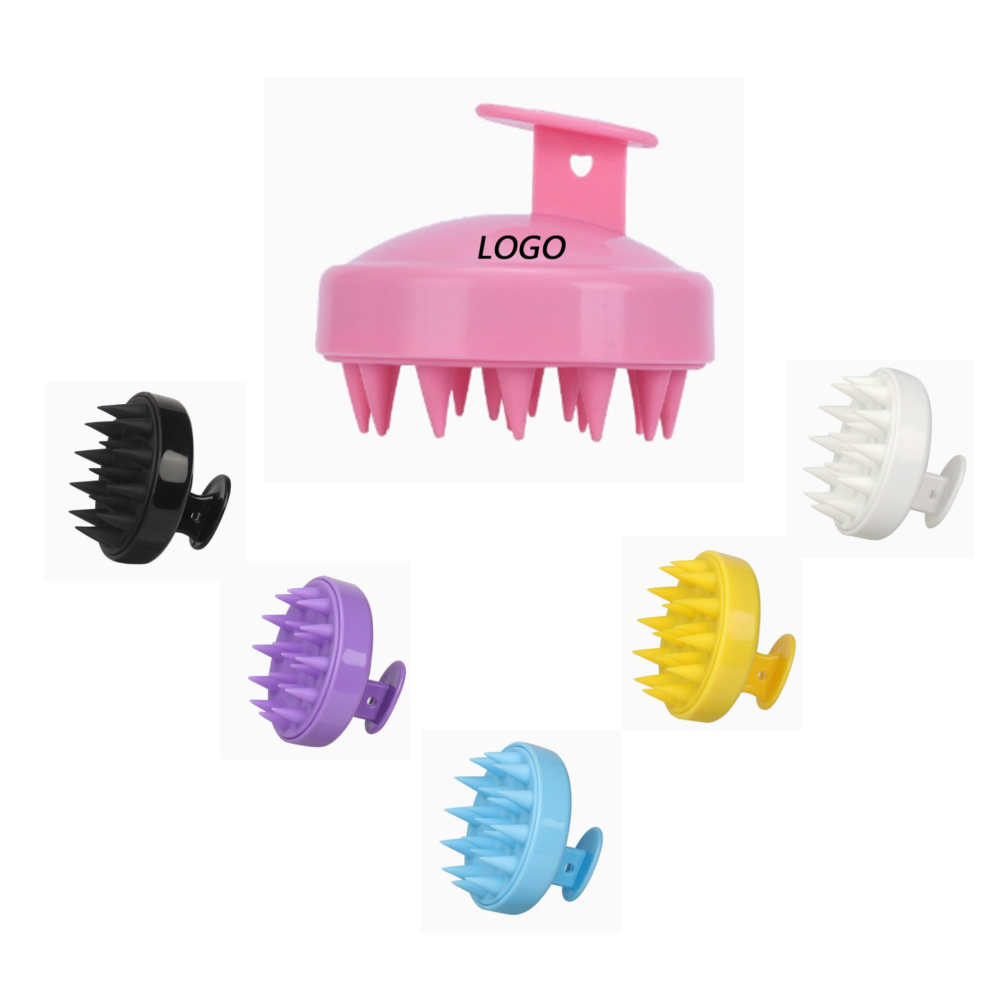 Moq 100pcs Hair Scalp Massager 3