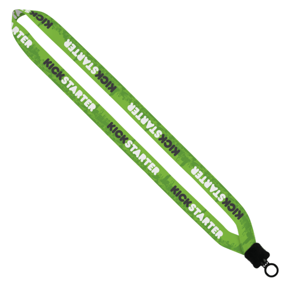 3/4" Dye-Sublimated Lanyard with Plastic Clamshell & Plastic O-Ring 31