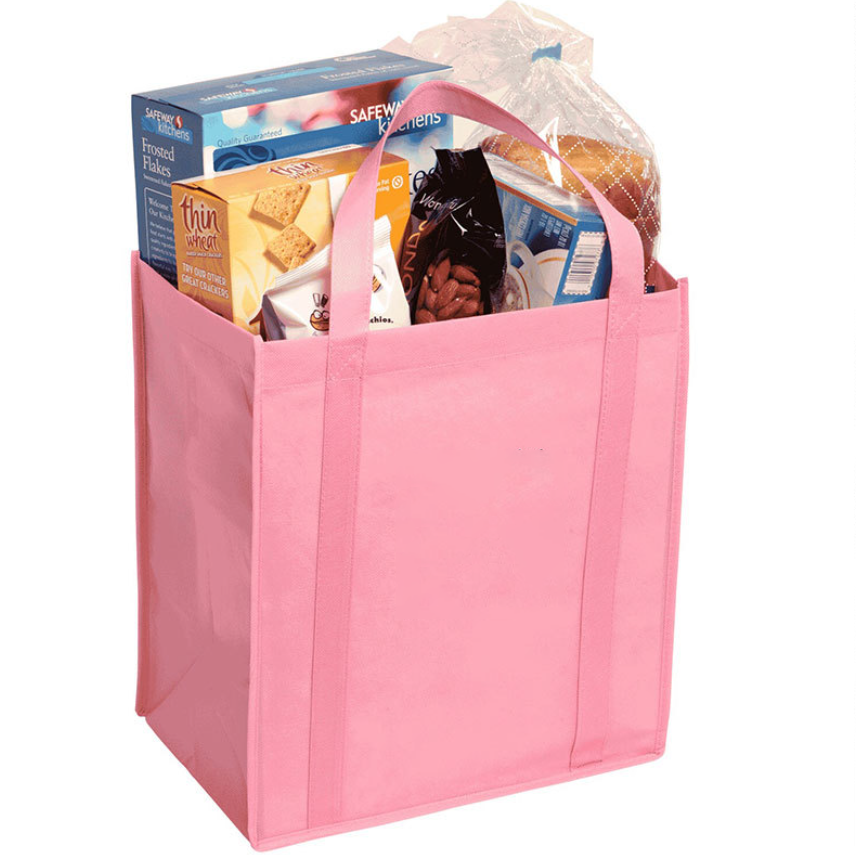 Custom Grocery Tote Bags w/ 20" Handle 3