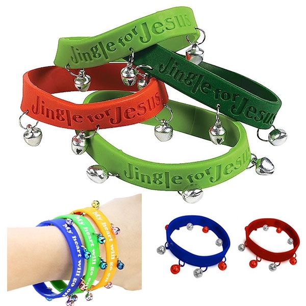 Silicone Bracelet With 8 Bells 2