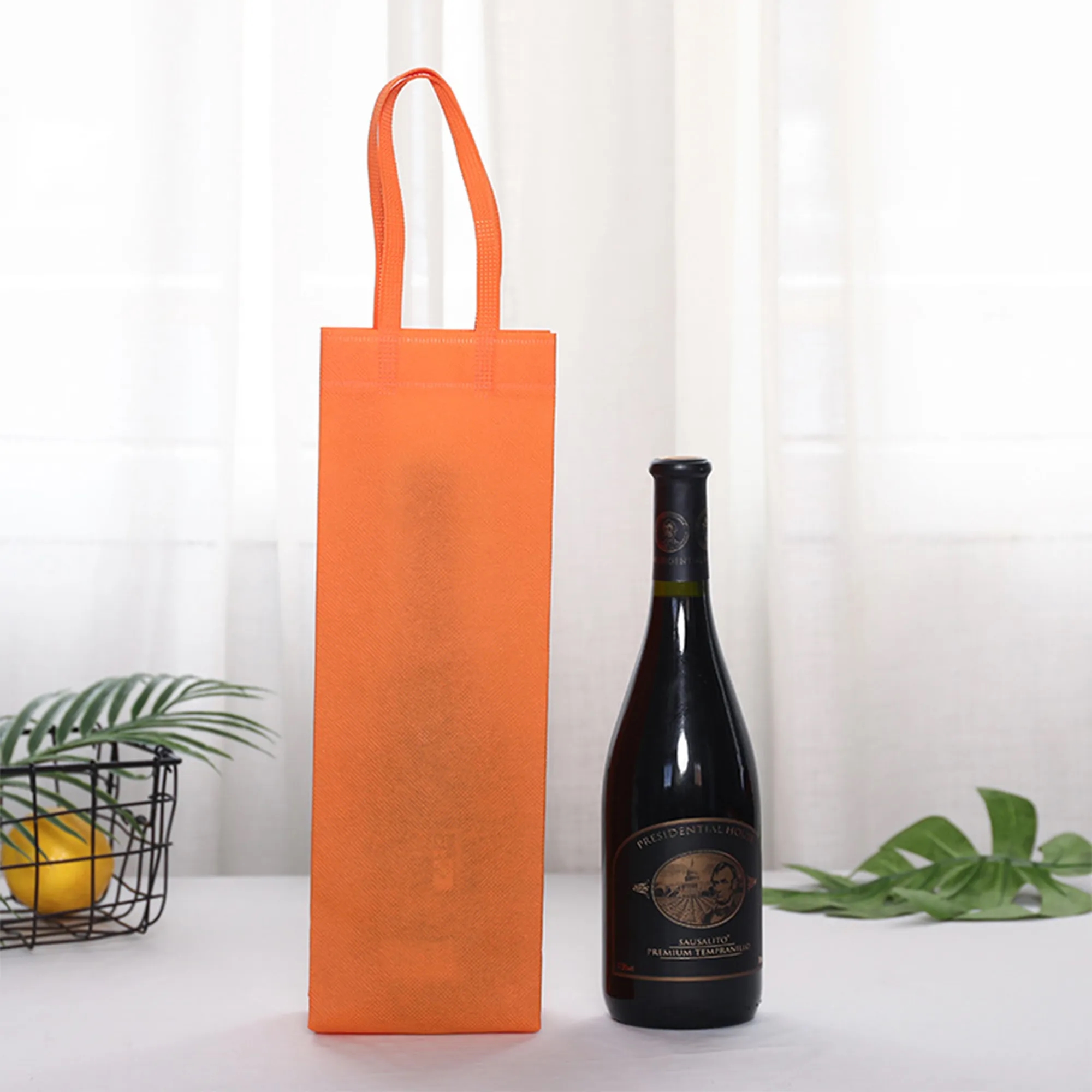 Reusable Non Woven Wine Bottle Gift Bag 12