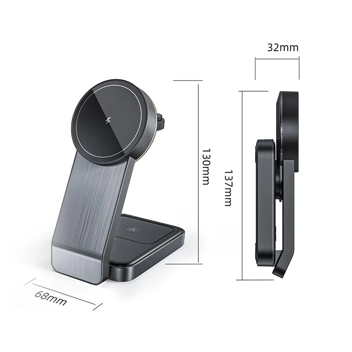 3 in 1 Detachable Desktop Magnetic Wireless Charger 6