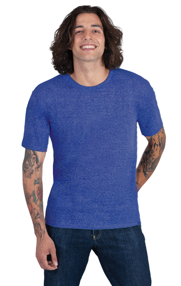 Adult Short-Sleeve Crew Neck Triblend T-Shirt 13