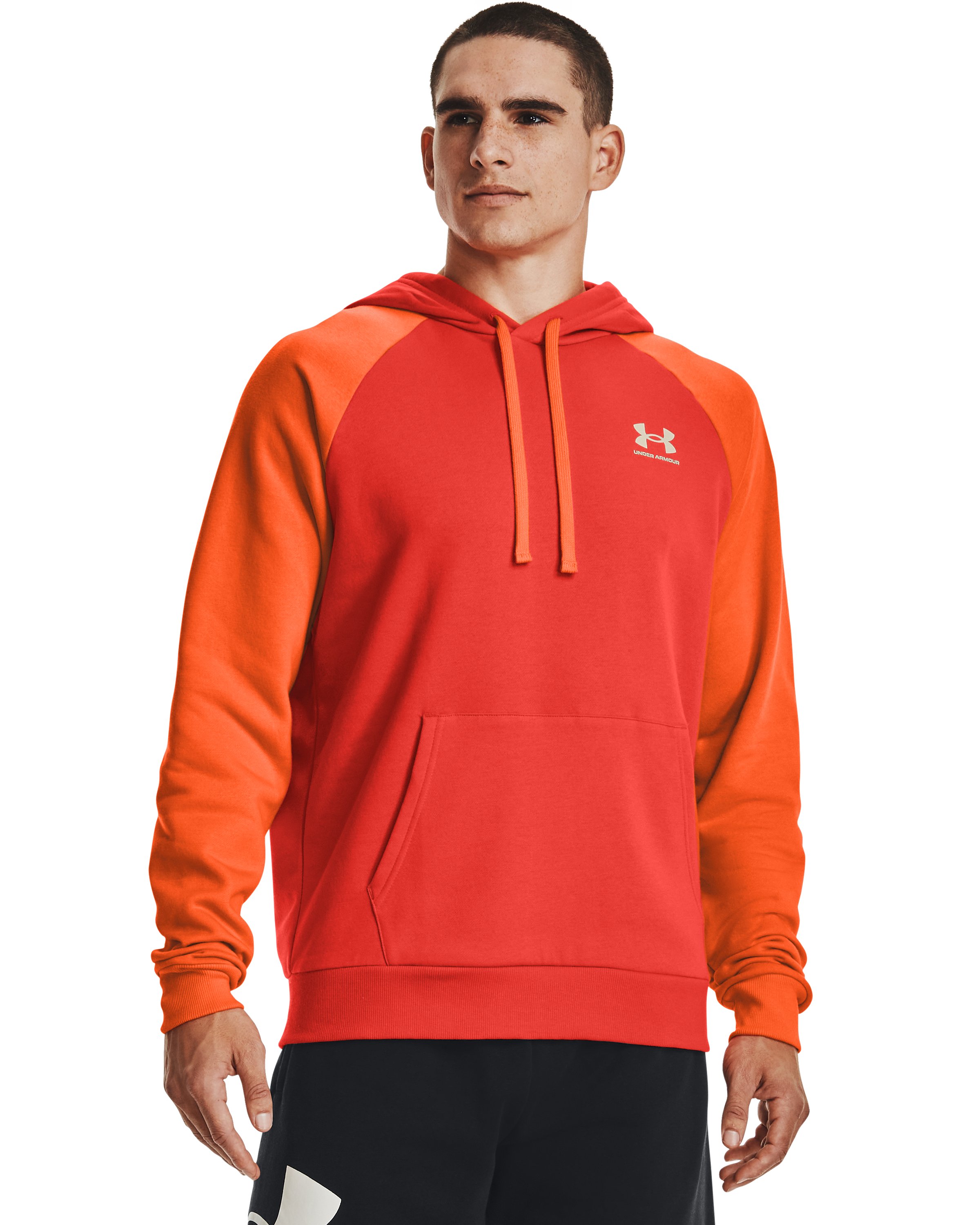 UA Rival Fleece Colorblock Men's Hoodie 9