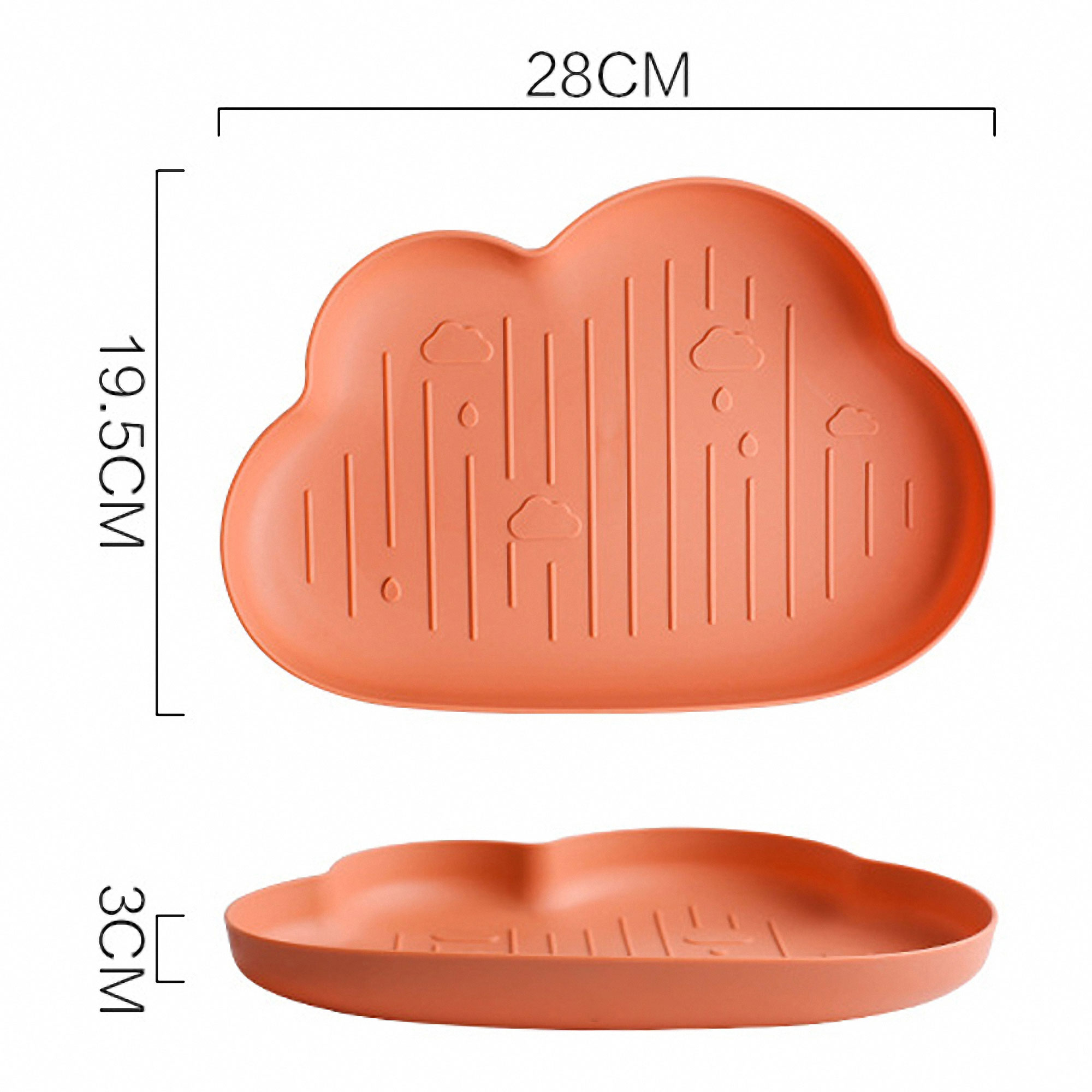 Cloud Shaped Kids Snack Tray 2
