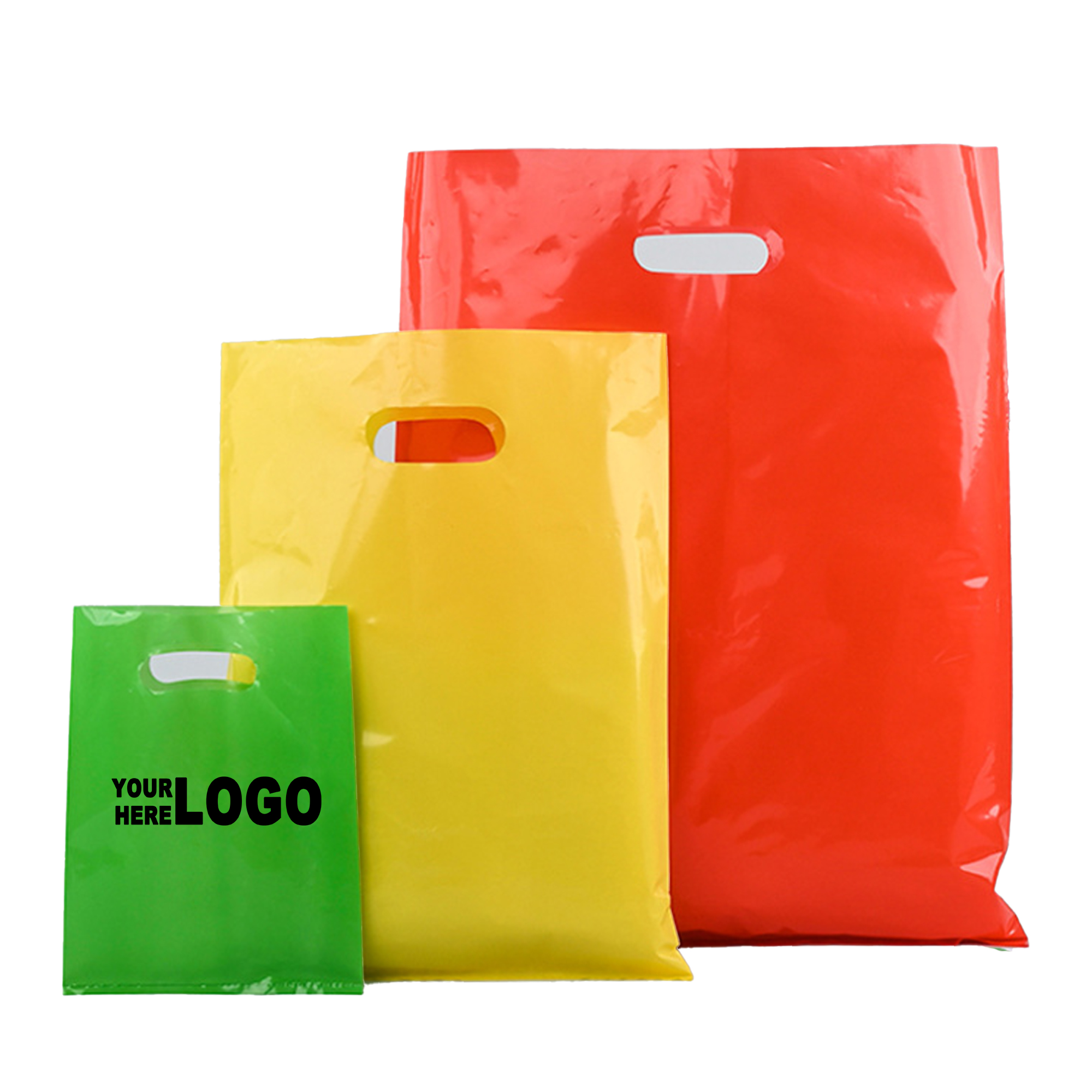 PE Die Cut Handle Shopping Bag 2