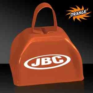 Orange 3" Metal Cowbell(Pad Print)