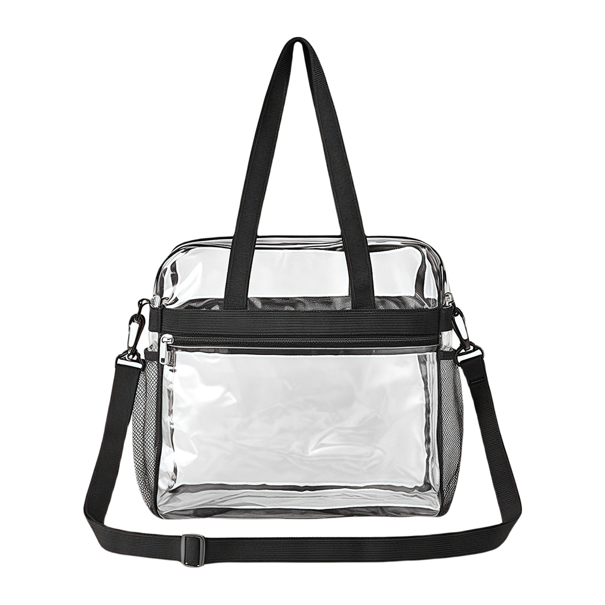 Clear PVC Tote Bag with Shoulder Strap 3