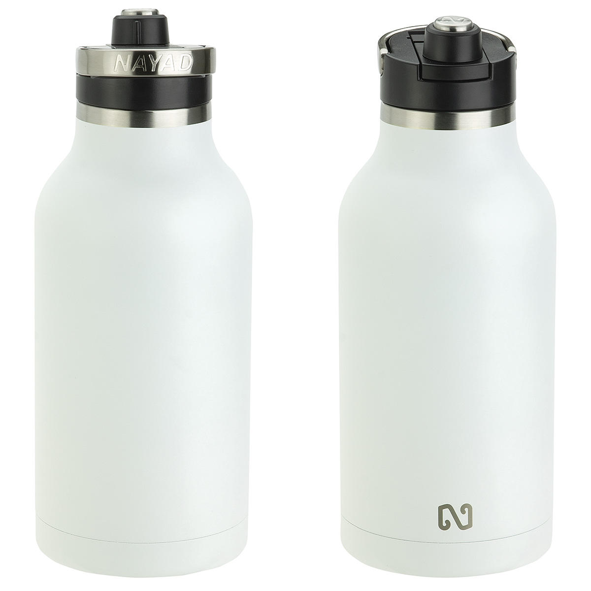 NAYAD® Traveler 64 oz Stainless Double-wall Bottle with Twist-Top Spout 2