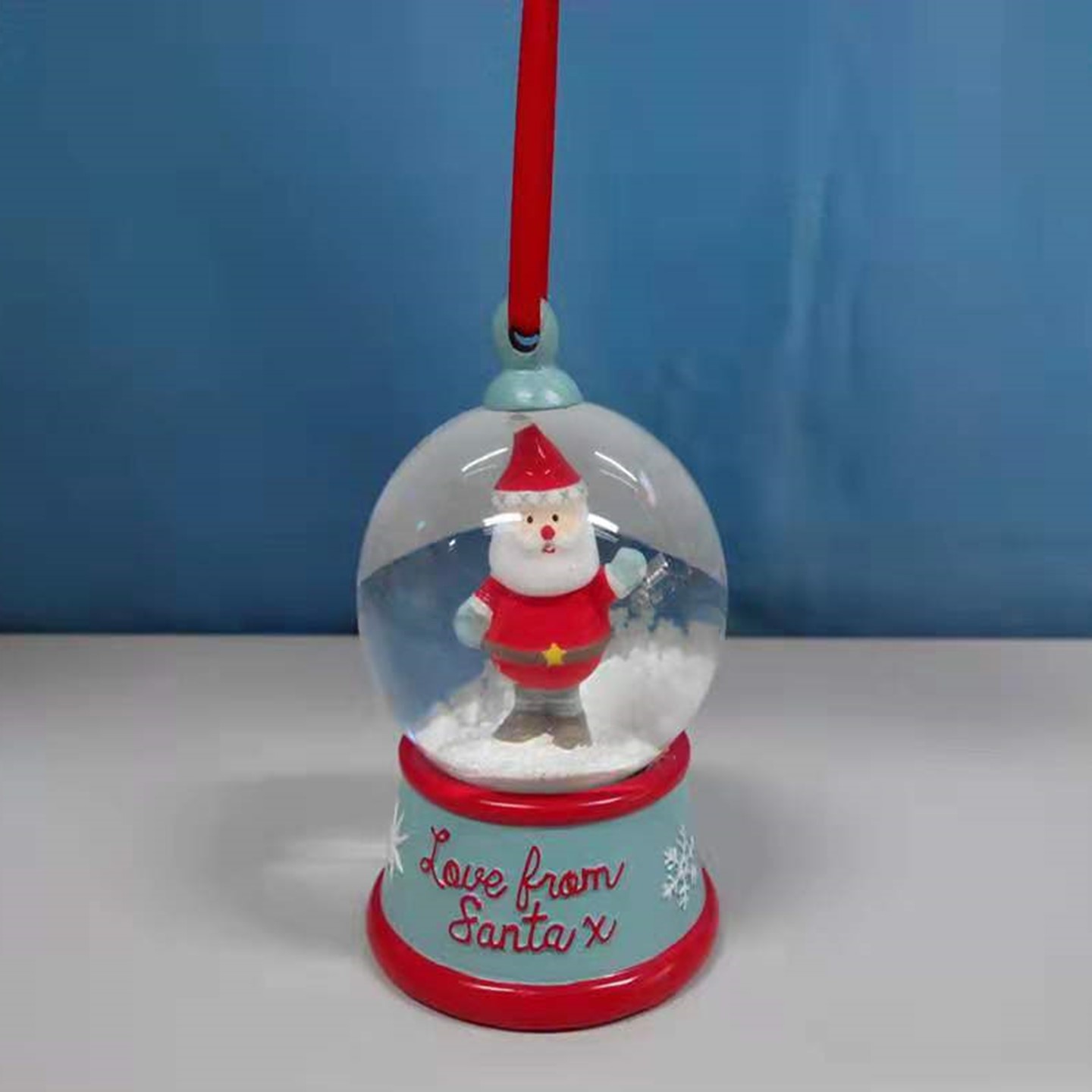 Hand Made Snow Globe Ornament 2
