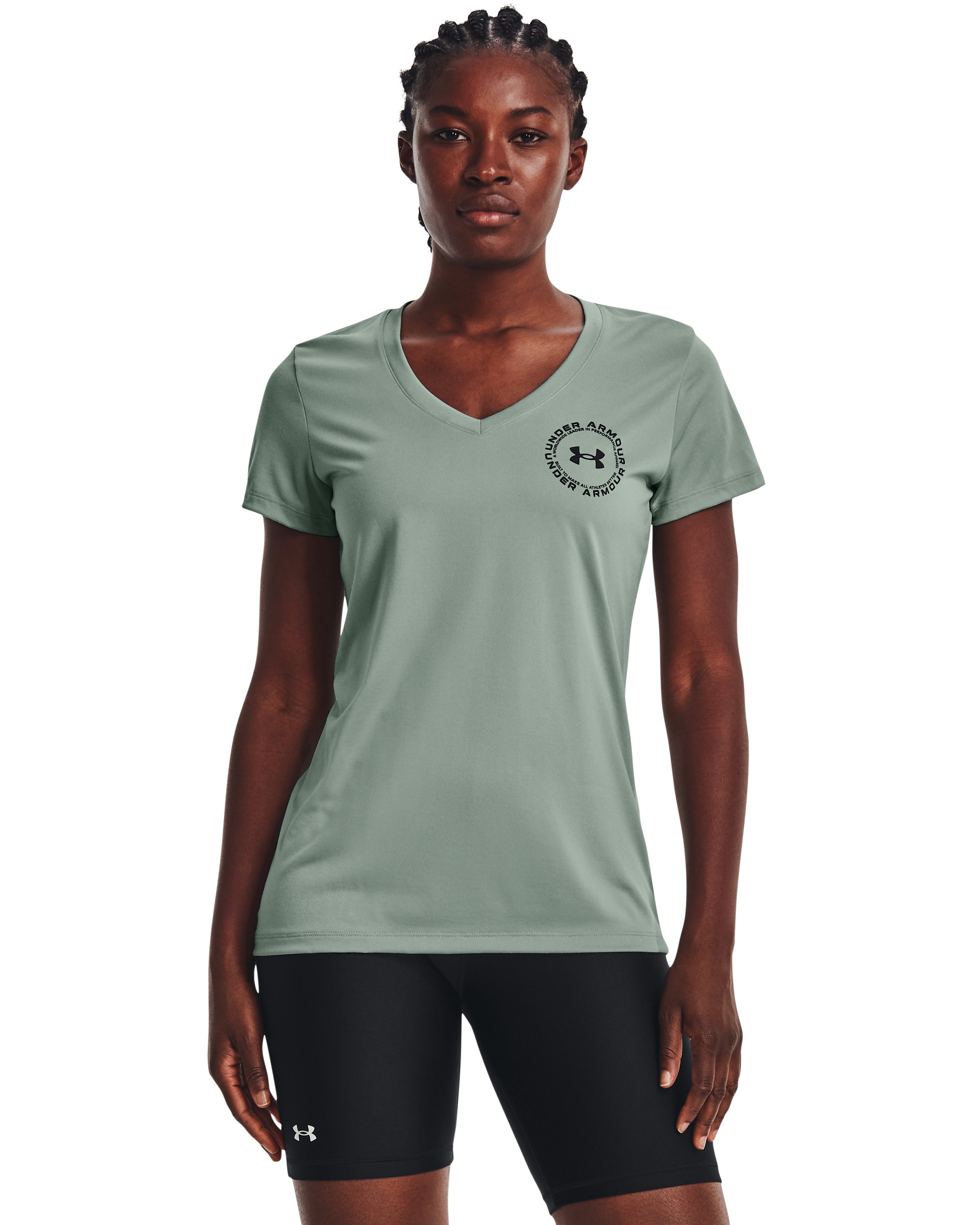 UA Tech Crest Women's Short Sleeve 5