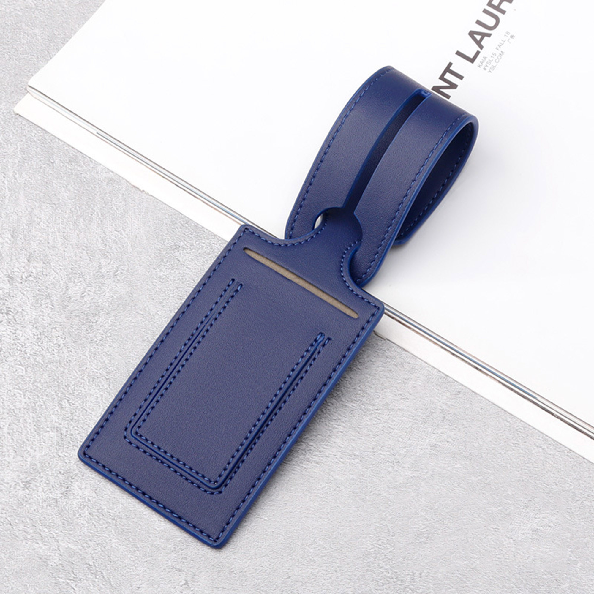 Premium Vegan Leather Luggage Tag for Suitcase 2