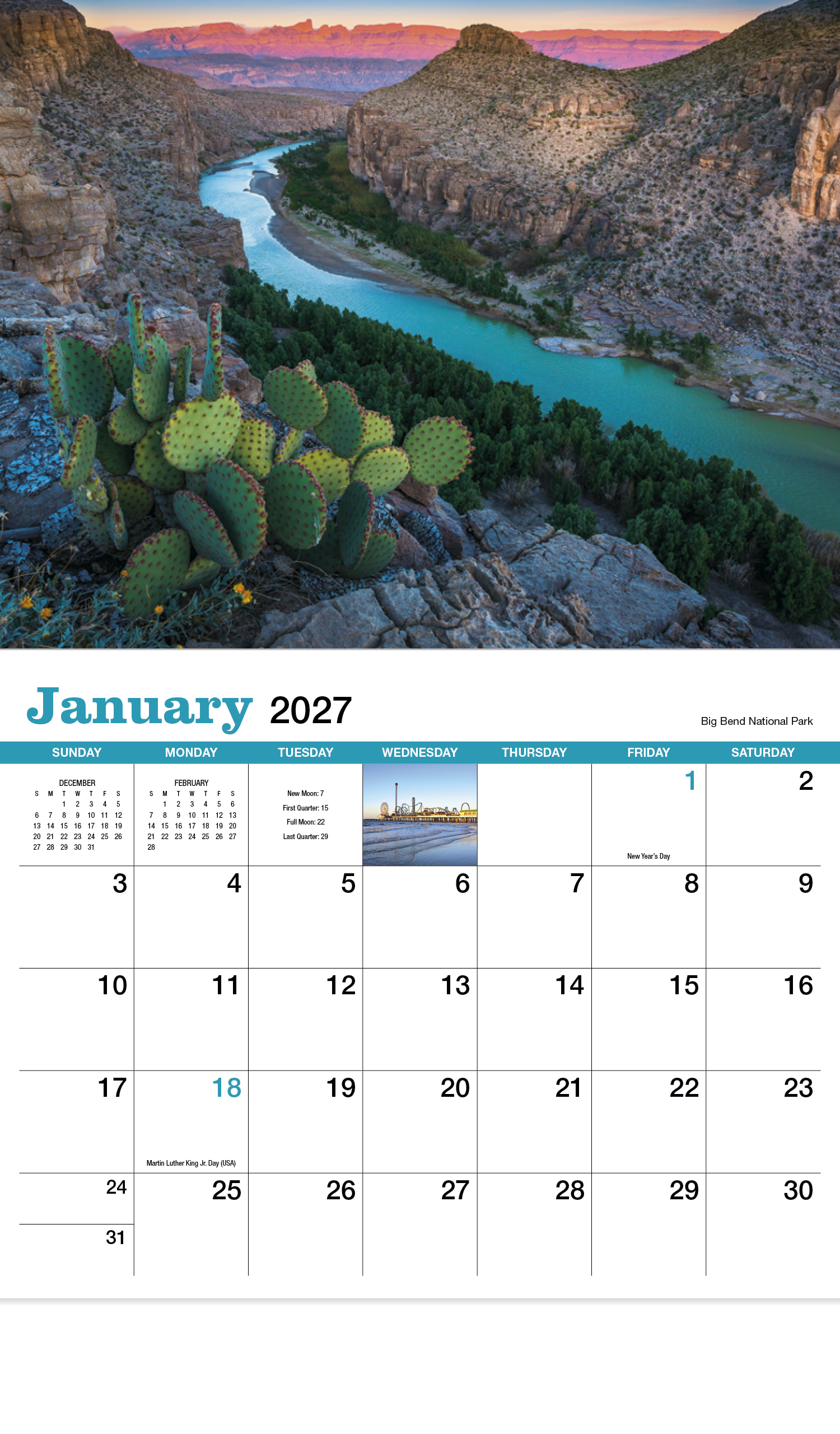 HotLine® Products Texas Appointment Calendar - Stapled 21