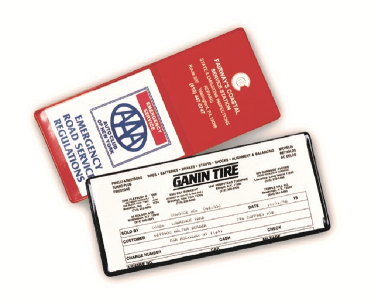 Lottery Ticket/Insurance Card Holder with Business Card Holder 1