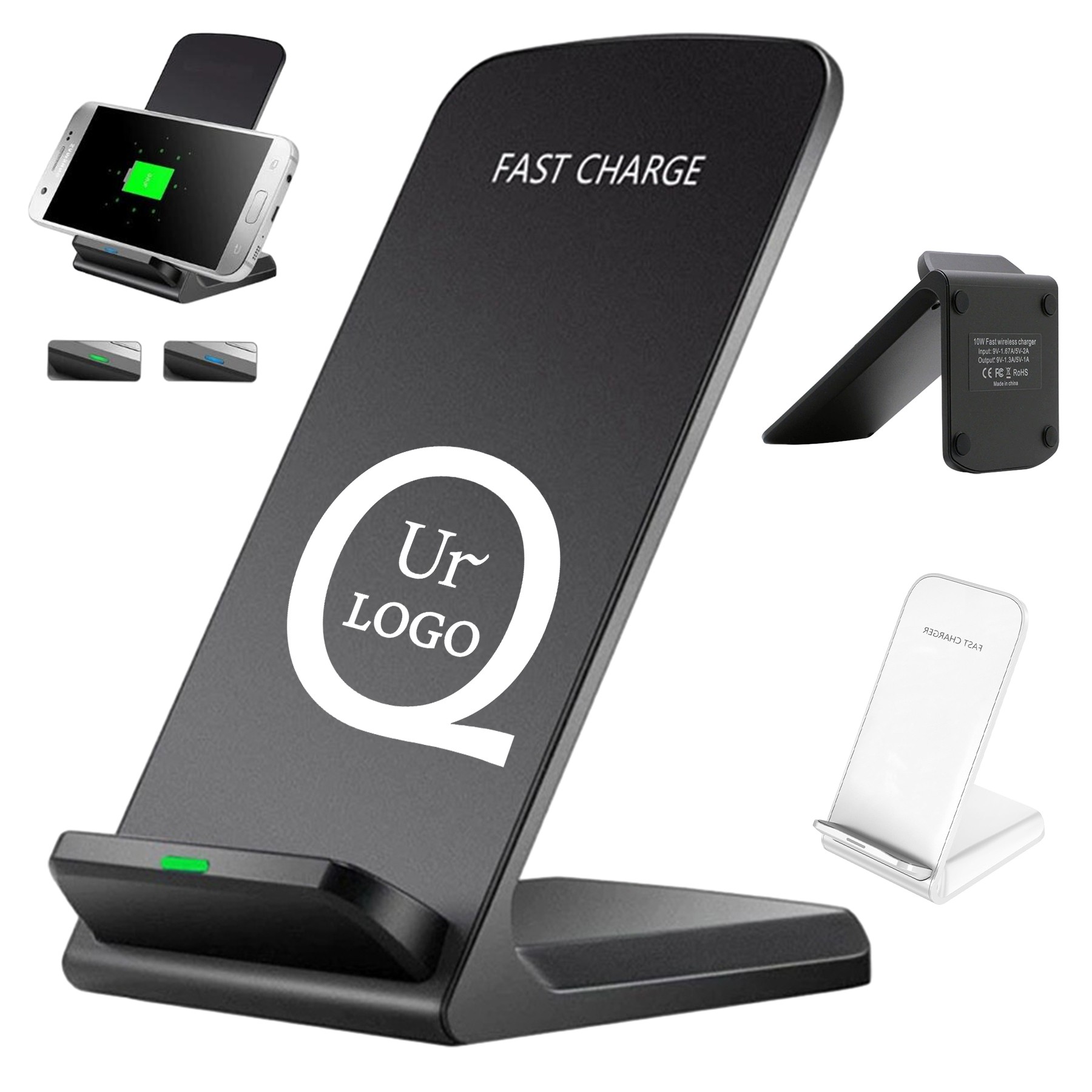 10W Quick Wireless Charger Phone Holder 1