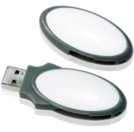 Oval Swivel USB Flash Drive 2