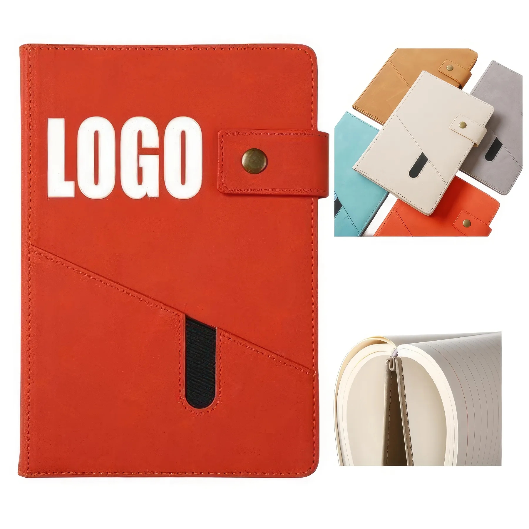 PU Leather A5 Business Conference Travel Journal Notebook 1