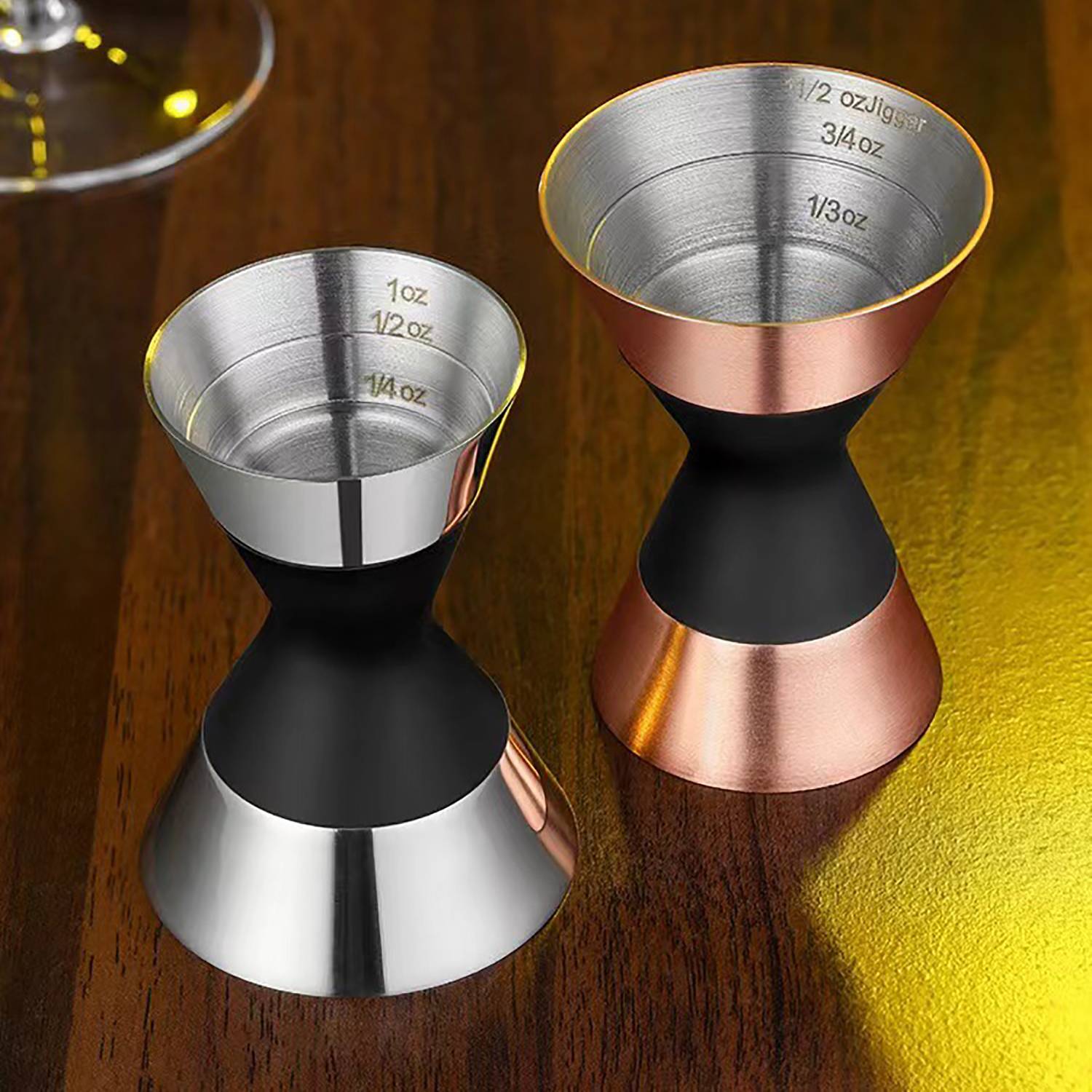 1oz Stainless Steel Double Ended Jigger 6