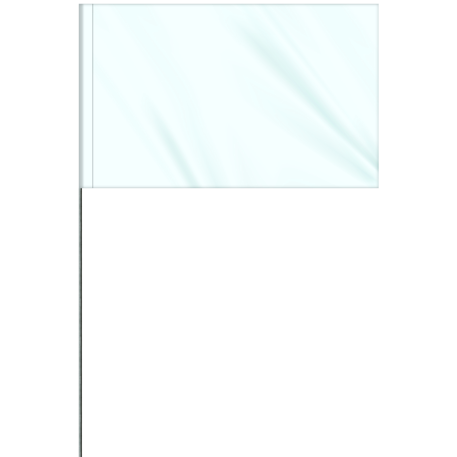 1-Color 5" x 8" Custom Vinyl Marking Flag with 36" Wire 7