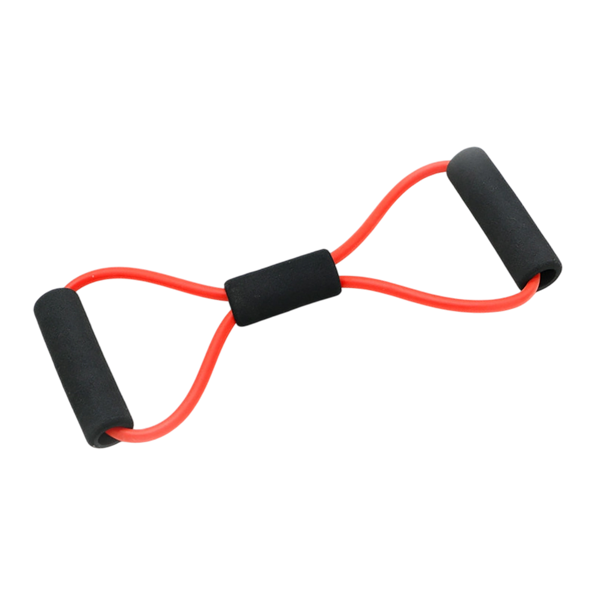 TPE Resistance Band With Foam Handle For Yoga And Strength Training 5