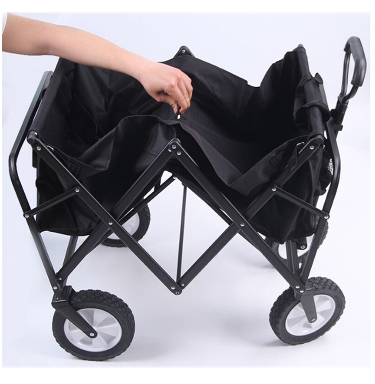 Collapsible Utility Wagon With Beach Wheel 4