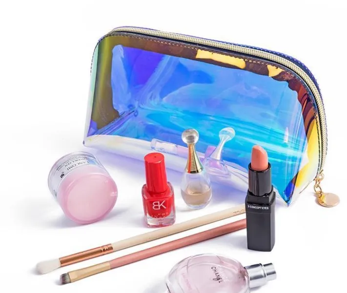 Holographic TPU Cosmetic Makeup Toiletry Bag 1
