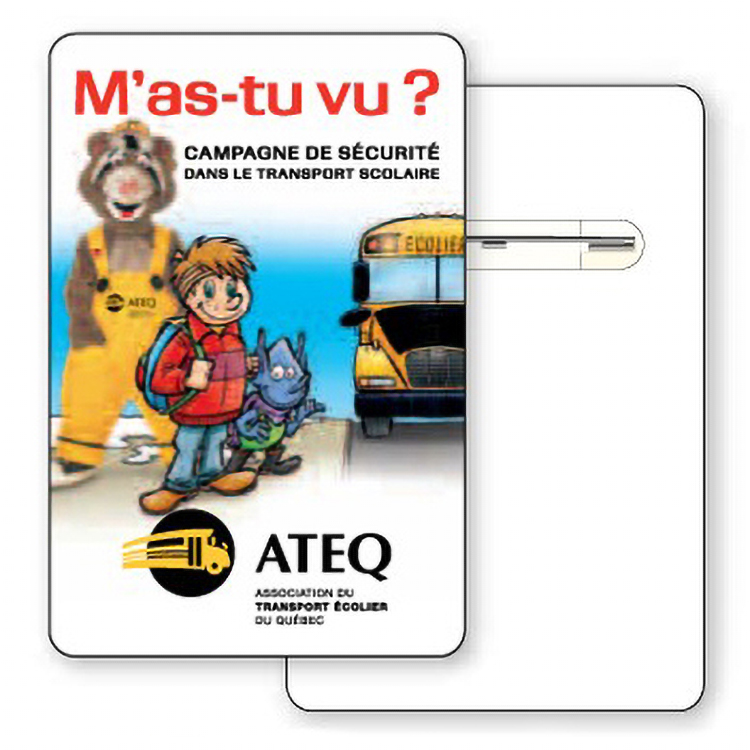 Laminated Cardstock Buttons 8.1 to 12 sq/in, Full Colour