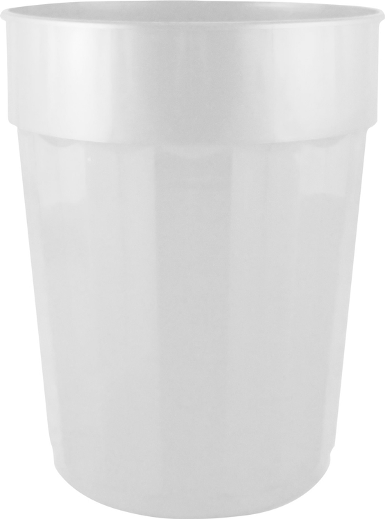 22 oz Squat Fluted Plastic Stadium Cup