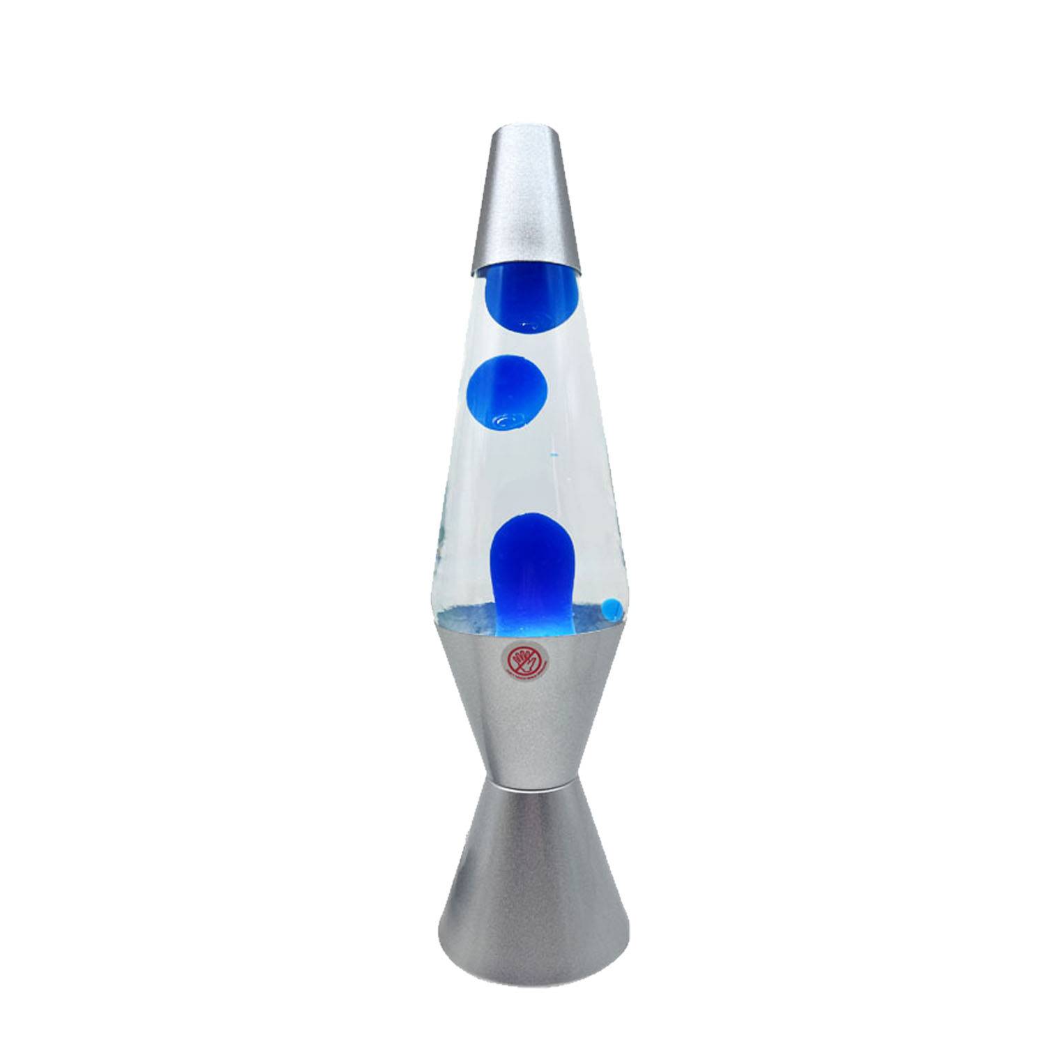 14" Silver Base Colorful Lava Lamp 7