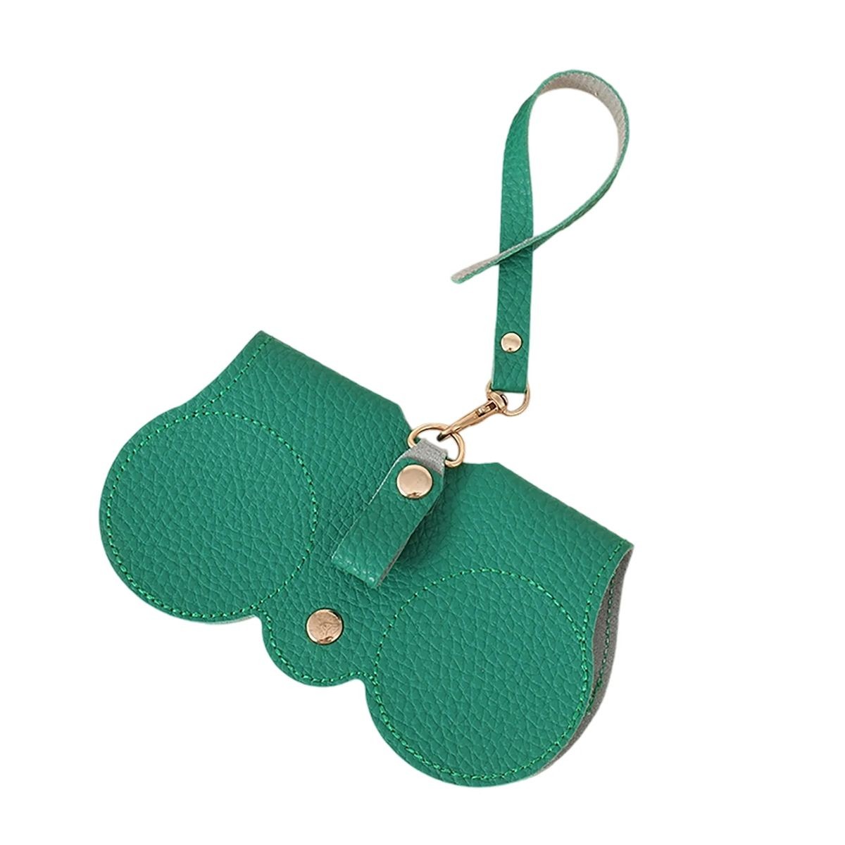 Portable Leather Glasses Case with Clip and Customizable Logo 3