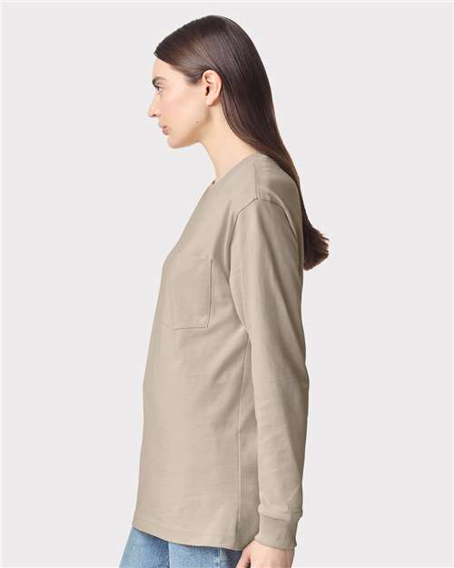 Unisex Super Heavyweight Long Sleeve Pocket Tee - 9410 31
