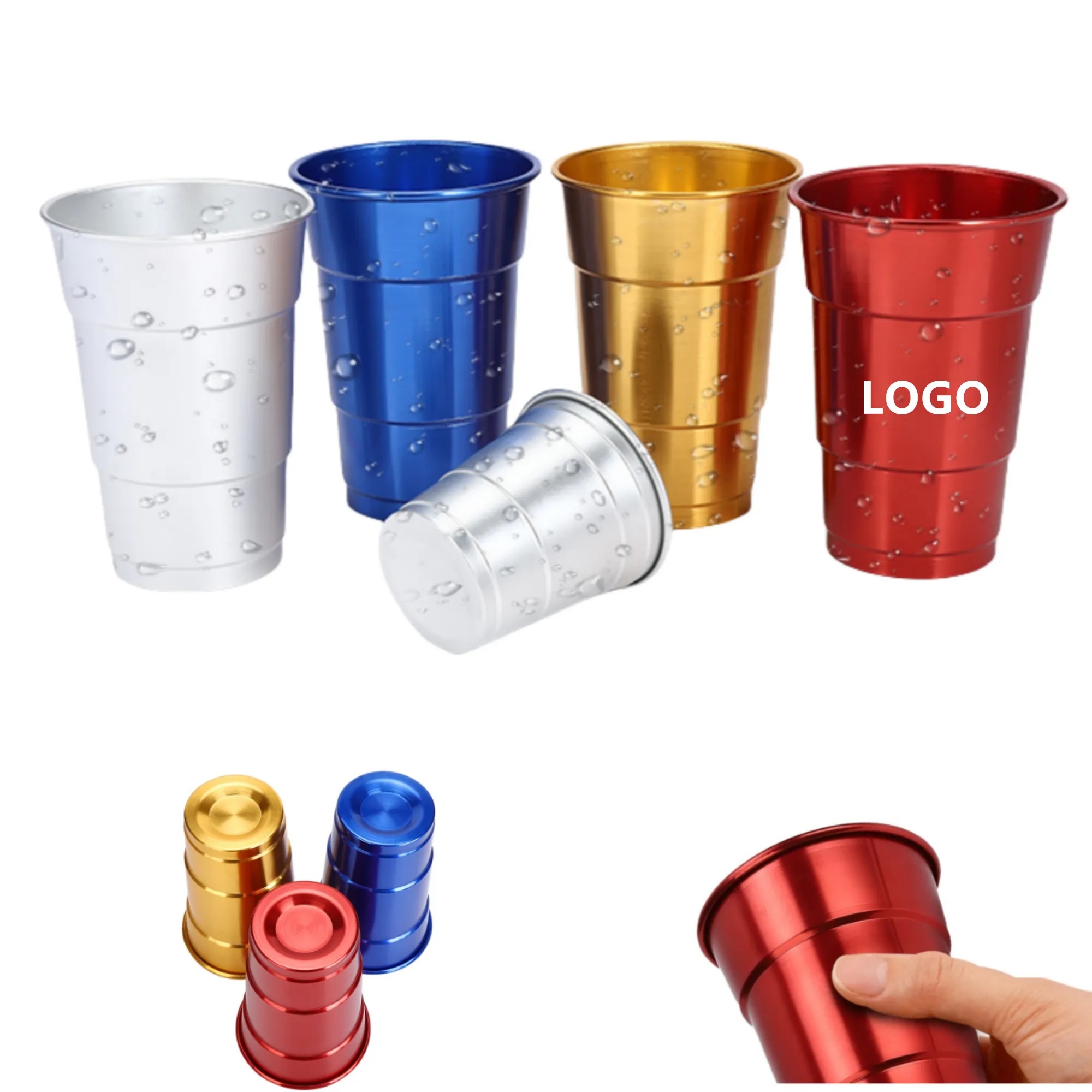 16oz Aluminum Recyclable Party Cup 3