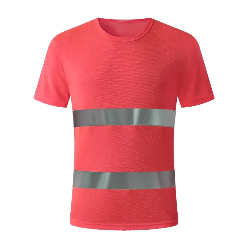 High Visibility Safety T Shirts Short Sleeve Customize Logo 2