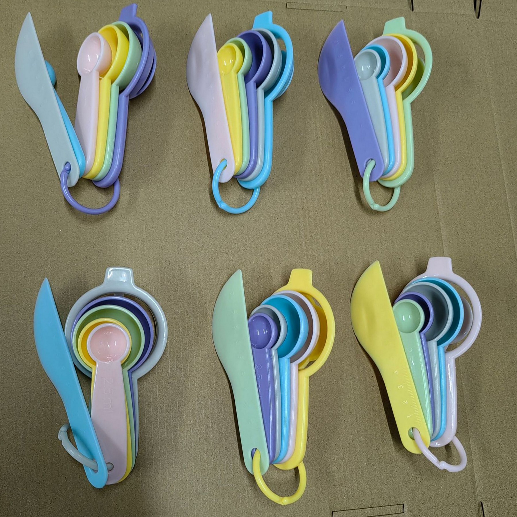 6 In 1 Plastic Measuring Spoons Kits 2