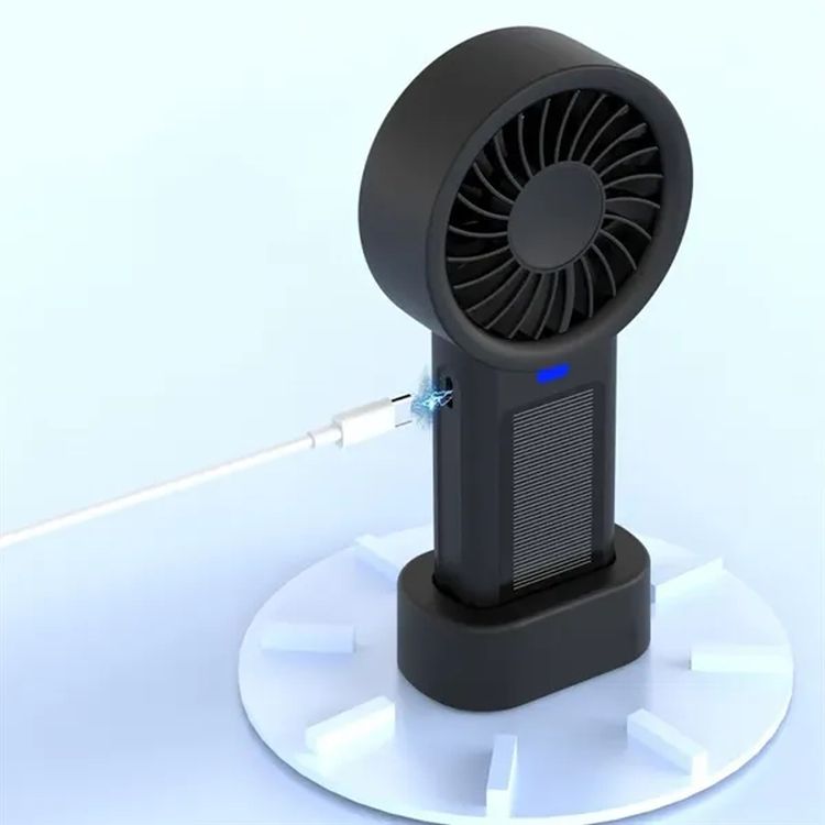 Solar Powered Portable Handheld Fan 3