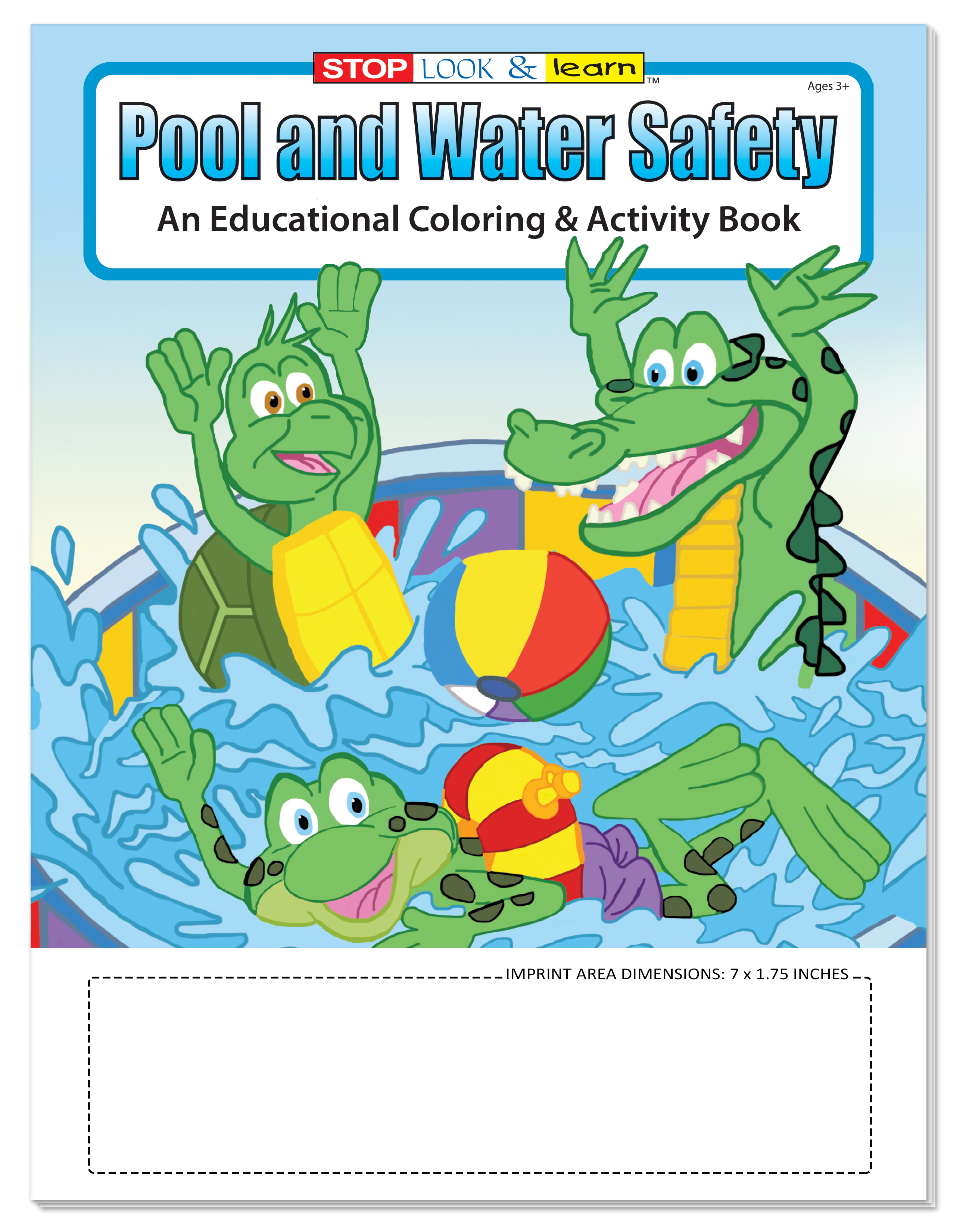 COLORING BOOK - Pool and Water Safety Coloring & Activity Book 4