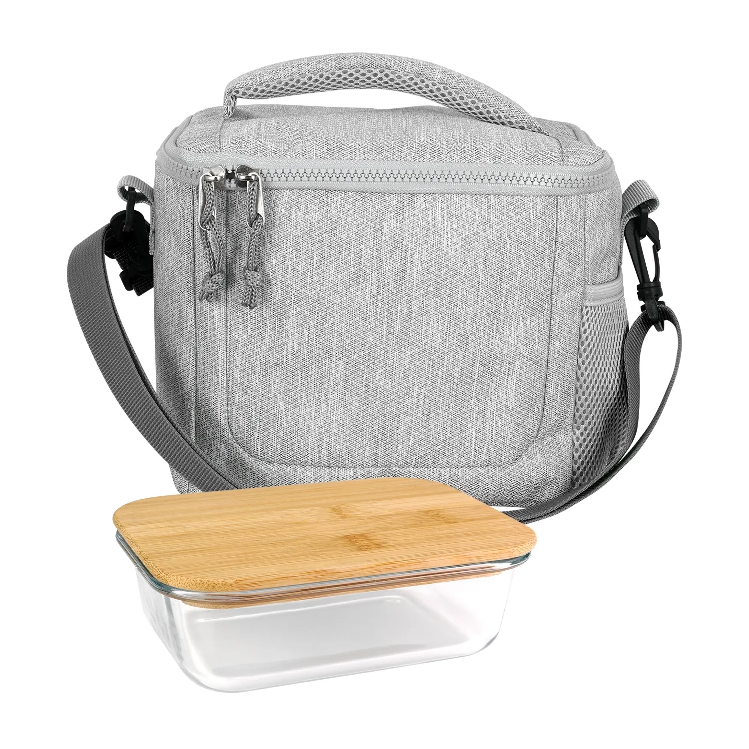 Adventure Cooler Bamboo Lunch Set 15