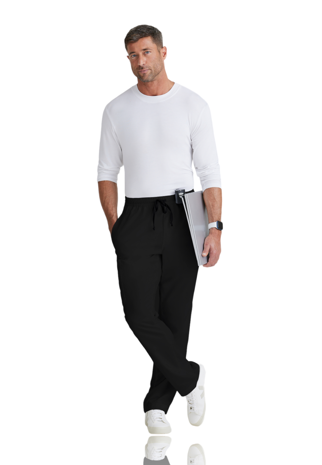 Grey's Anatomy Classic - Men's Five-Pocket Zip-Fly Evan Scrub Pant 26