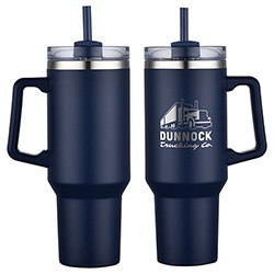 Genoa 40 oz Vacuum Insulated Travel Mug with Straw 3