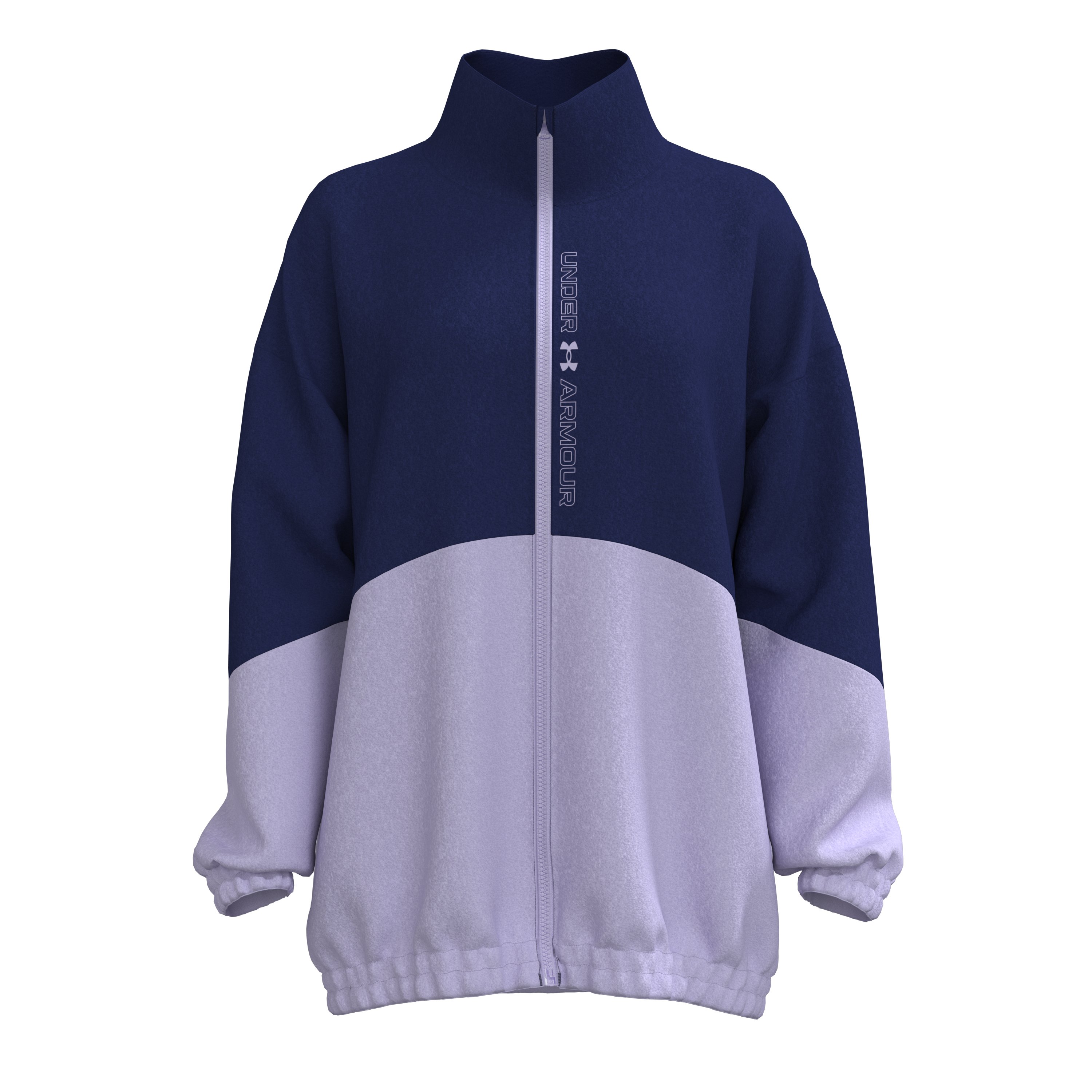 UA Woven Women's Oversized Full-Zip Jacket 6