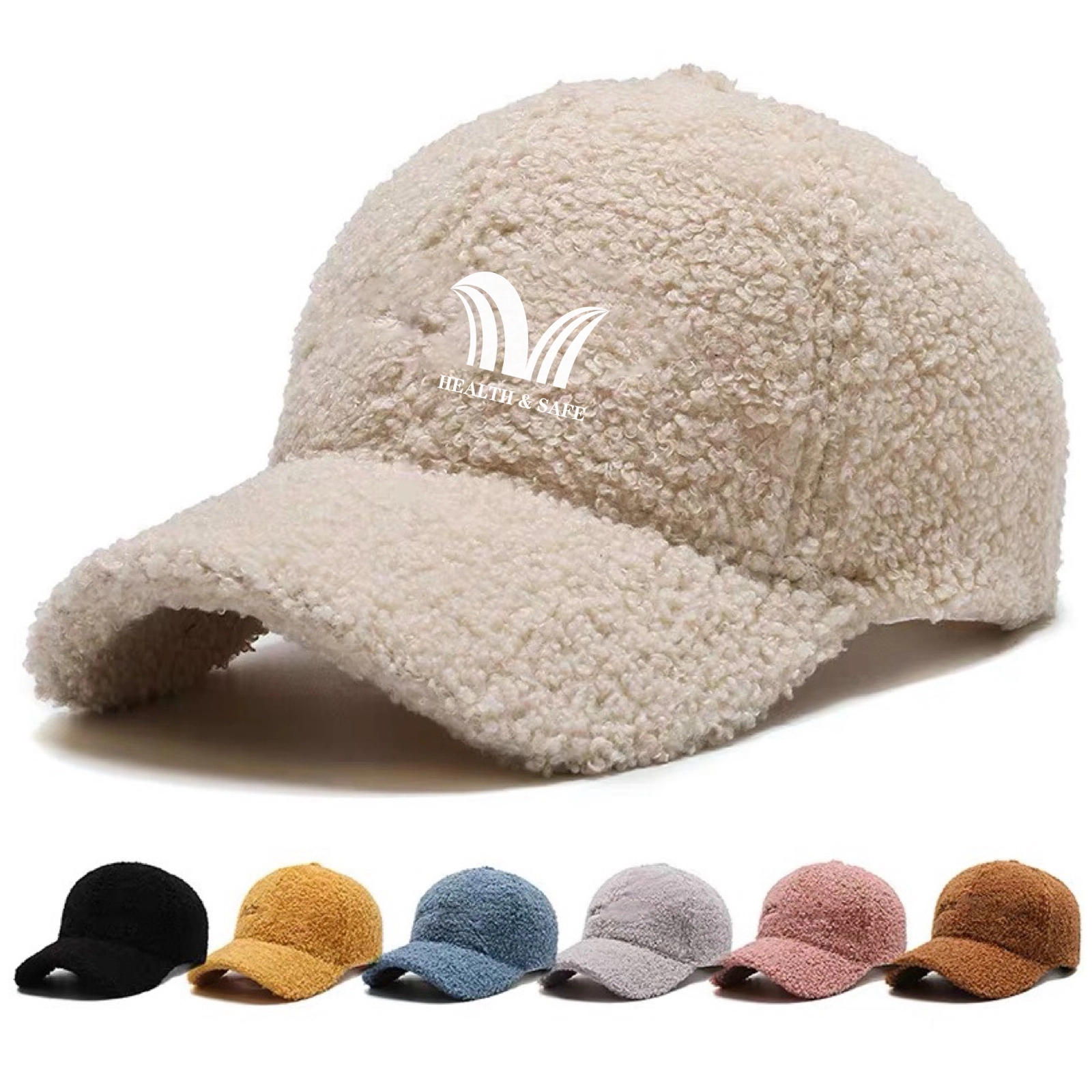 Women'S Autumn Winter Lamb Hair Warm Baseball Hat 1