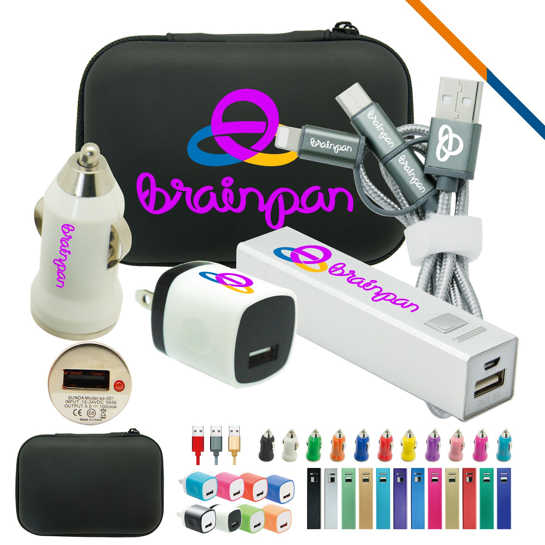 Bugatti Charging Set (4 in 1 Set) 1800Mah 3