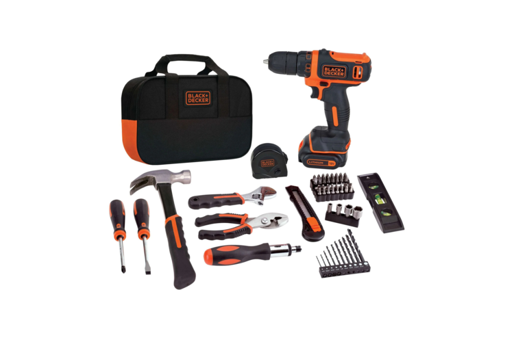 Black & Decker 12V MAX Cordless Drill/Driver + 59-Piece Project Kit 2