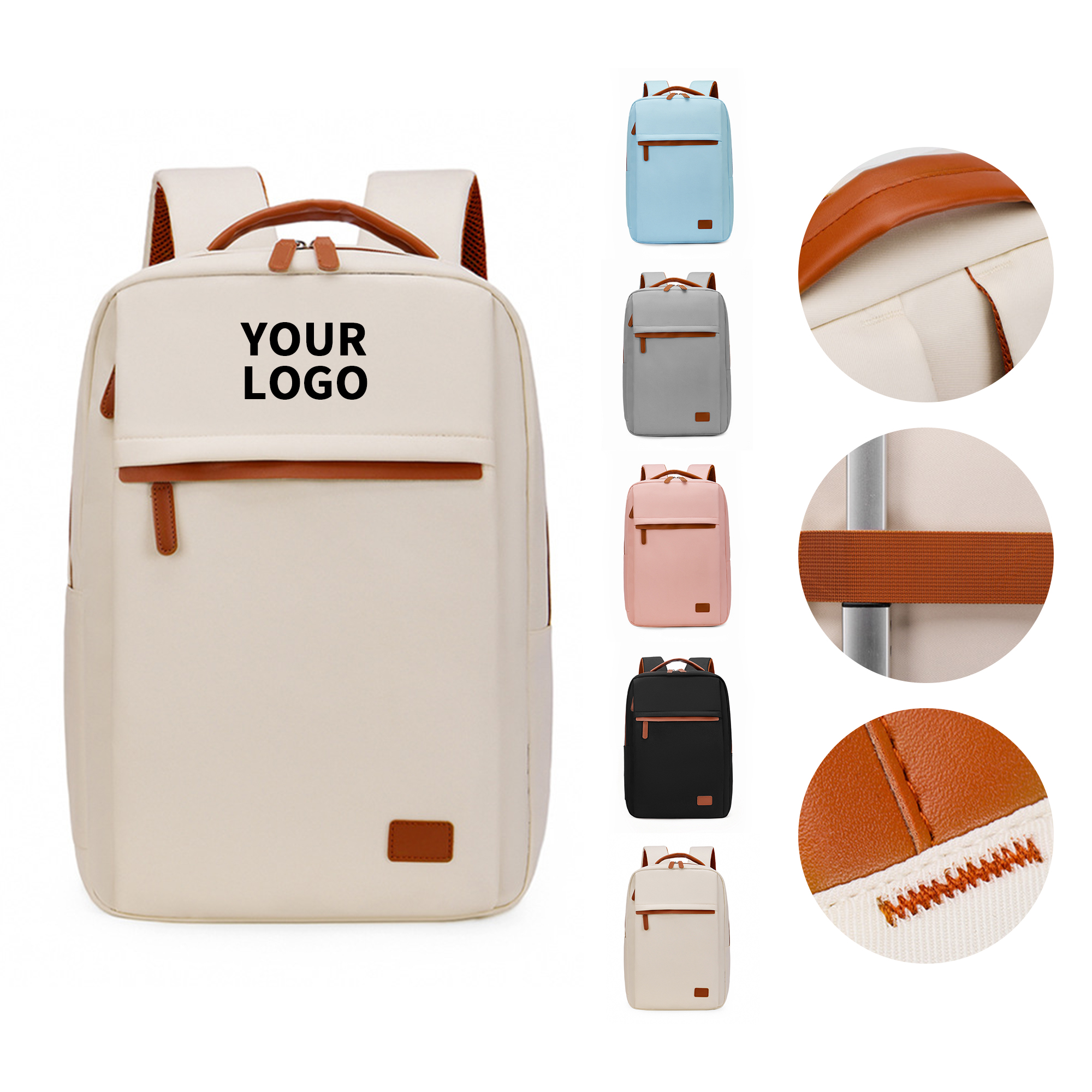 Laptop Backpack With External Charging Port 16.14" x 11.81" 7