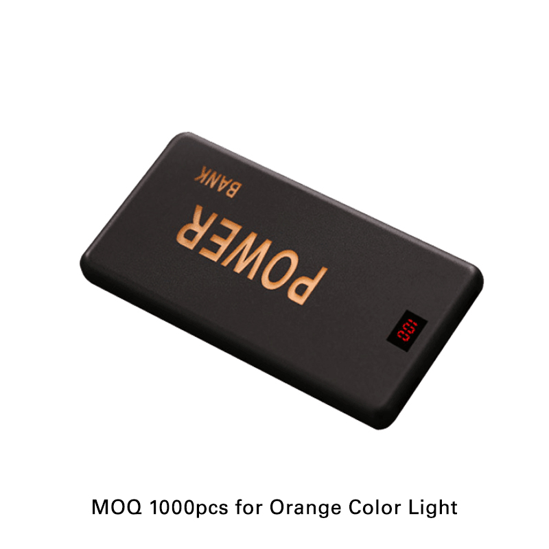 5000mAh Slim Power Bank With Light Up Logo And Digital Power Level Indicator 1