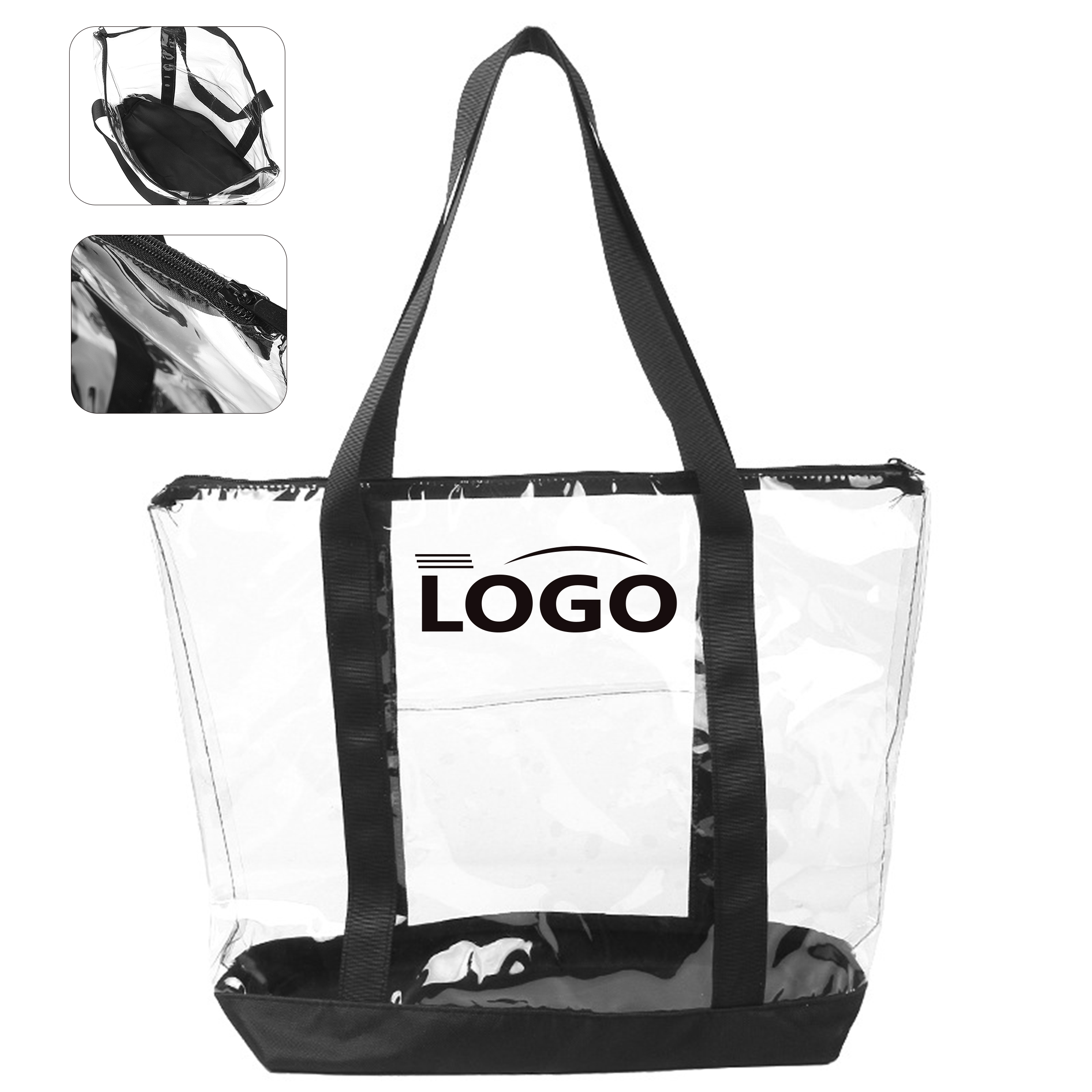 Spacious Transparent Beach Bag ?C PVC Material 5