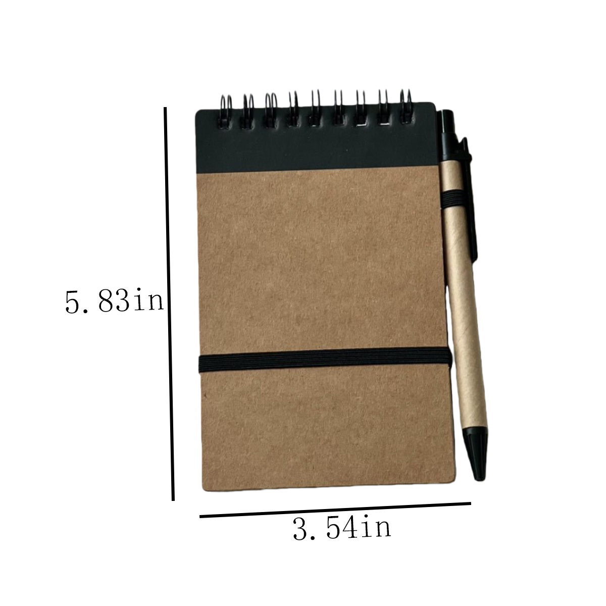 Vintage Durable Notebook with Pen 4