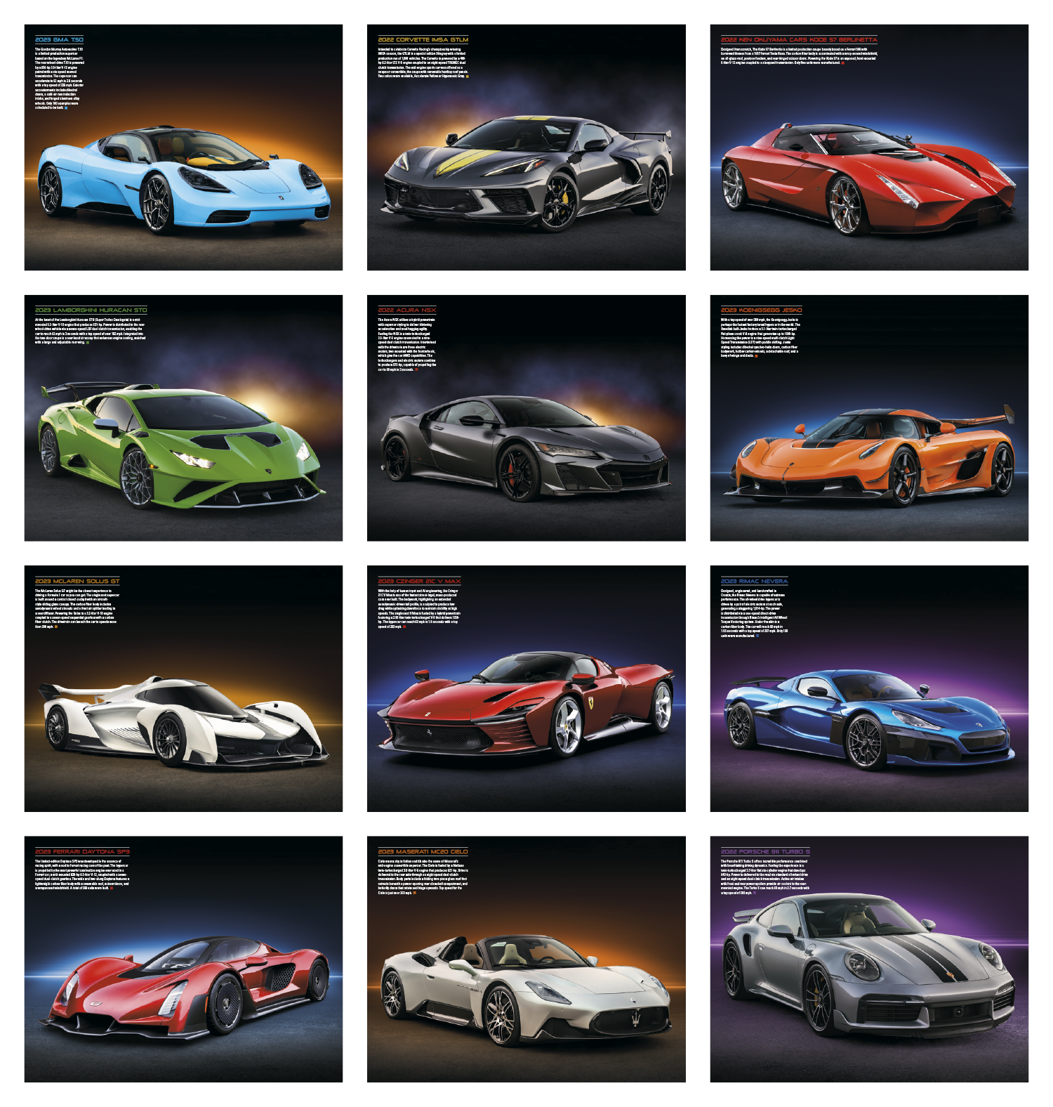 Triumph® Calendars Exotic Cars Calendar 21