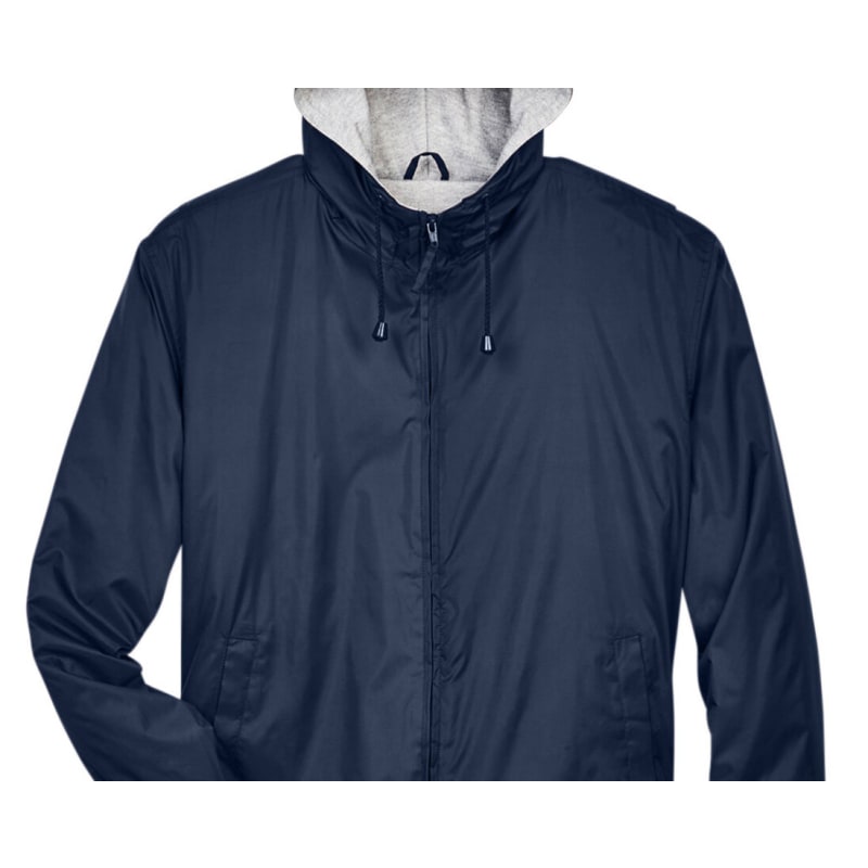 UltraClub Adult Fleece-Lined Hooded Jacket 14