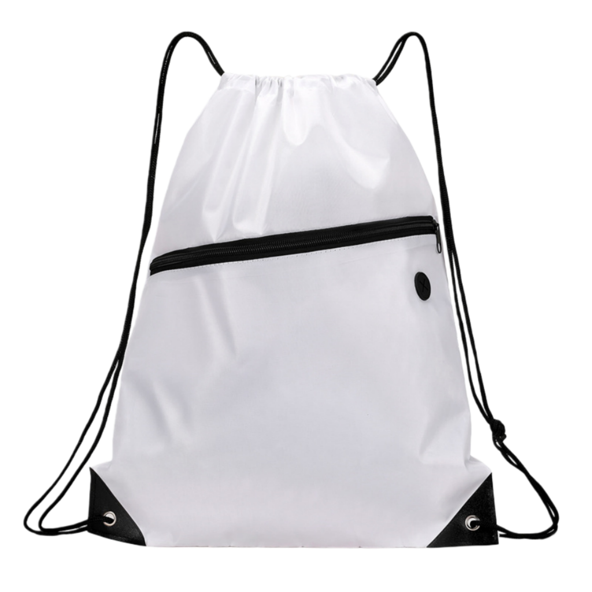 Drawstring Backpack with Headphone Hole 2